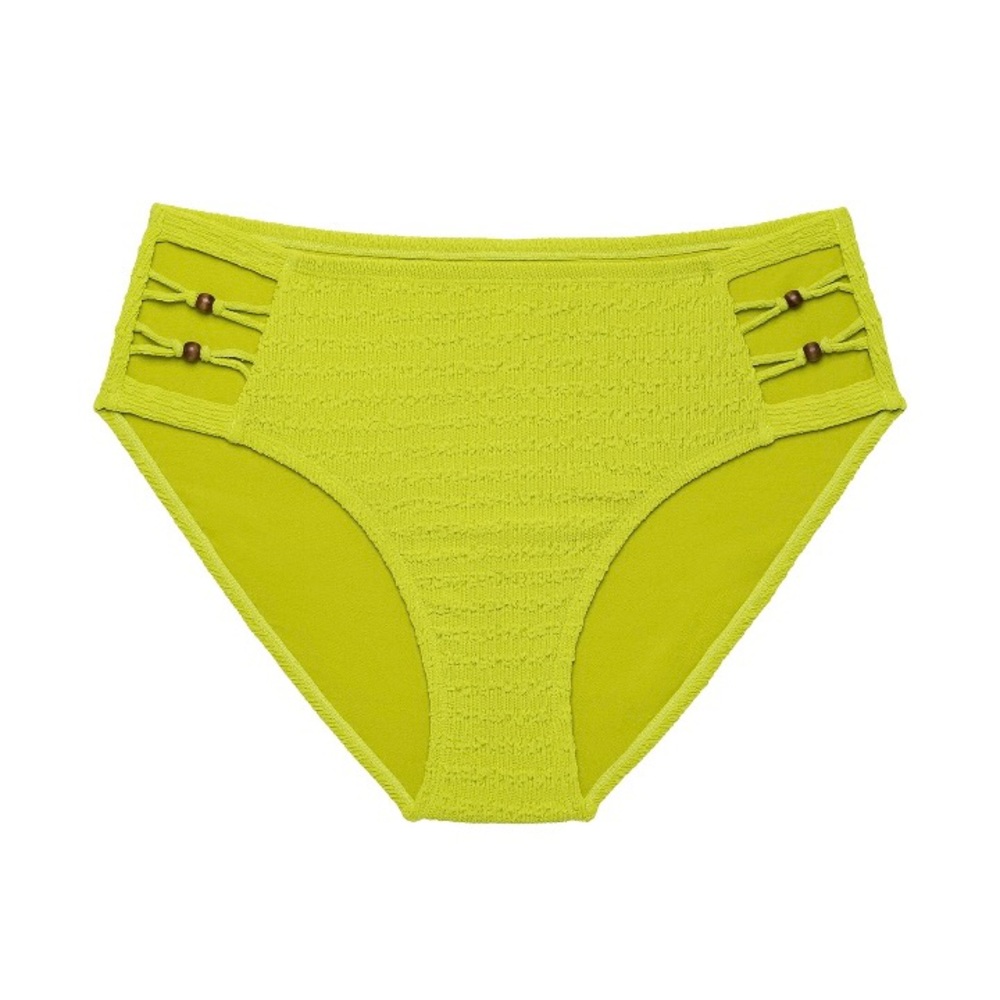 Time and True Crinkle BikiniBottoms with Bead Accent Size 3X